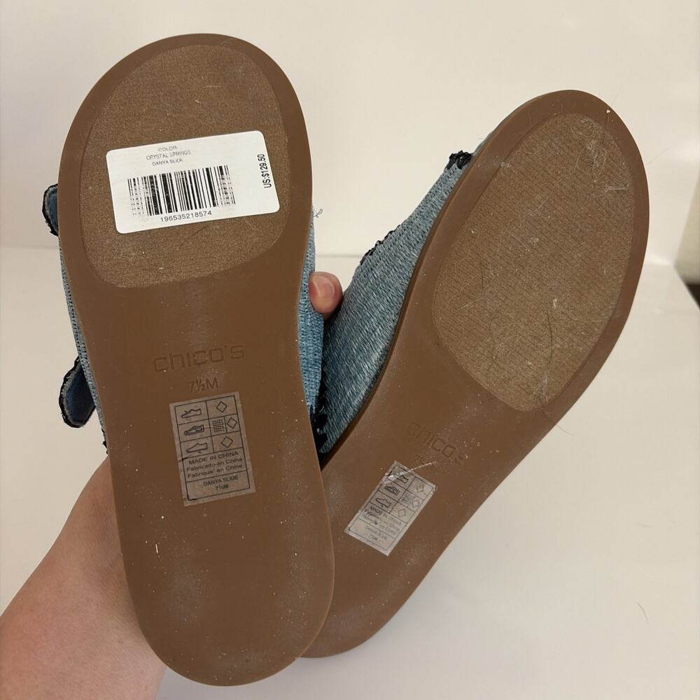 Chico’s Danya Slide In Crystal Springs Size 7.5 - Picture 8 of 10